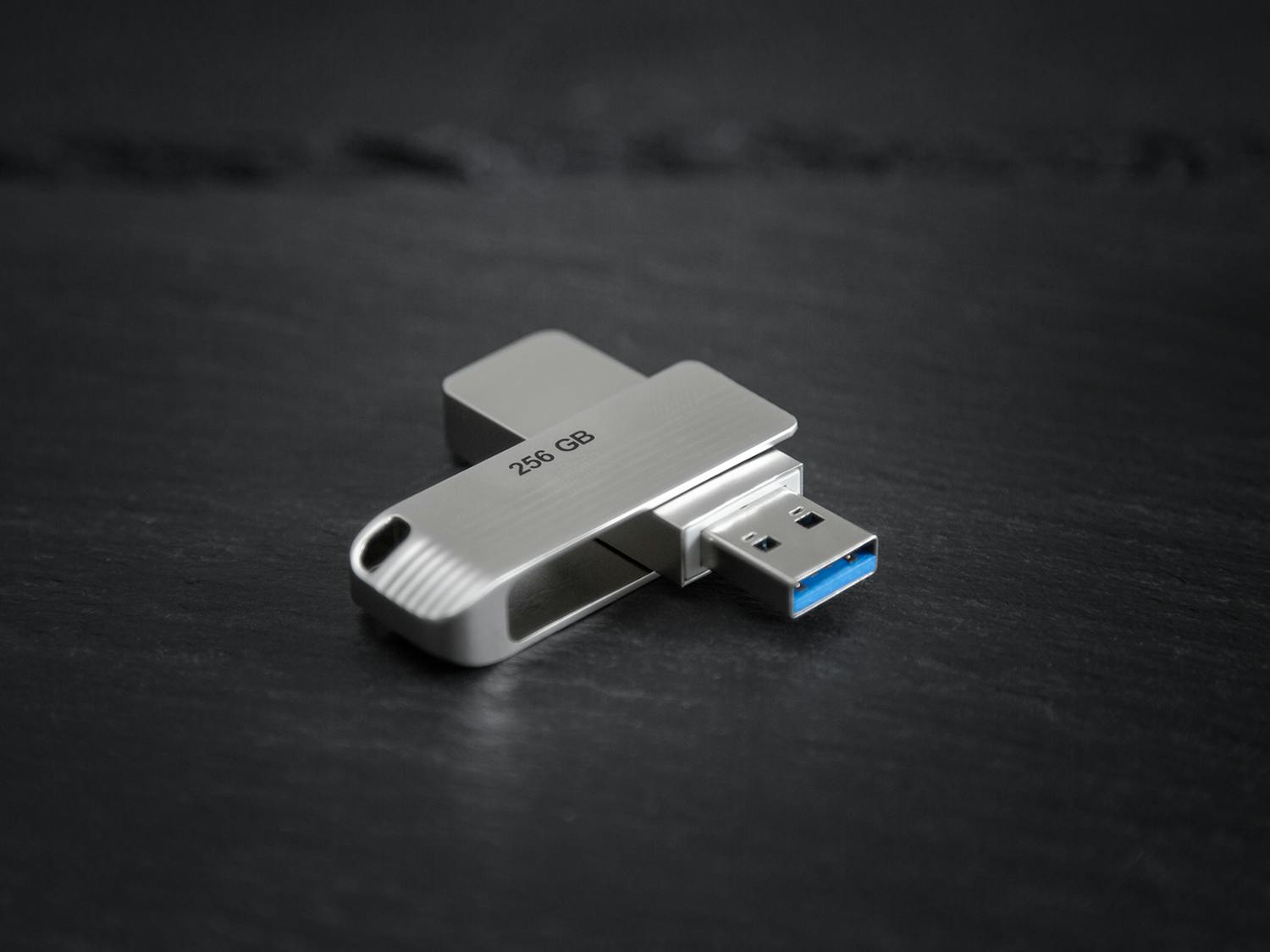 256 gigabyte lagringsutrymme: PC-tidningens USB-minne har en kapacitet på 256 gigabyte.